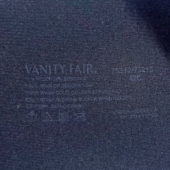 Vanity Fair Beauty Back Full Figure Underwire Bra Size 42C Black - Picture 6 of 6